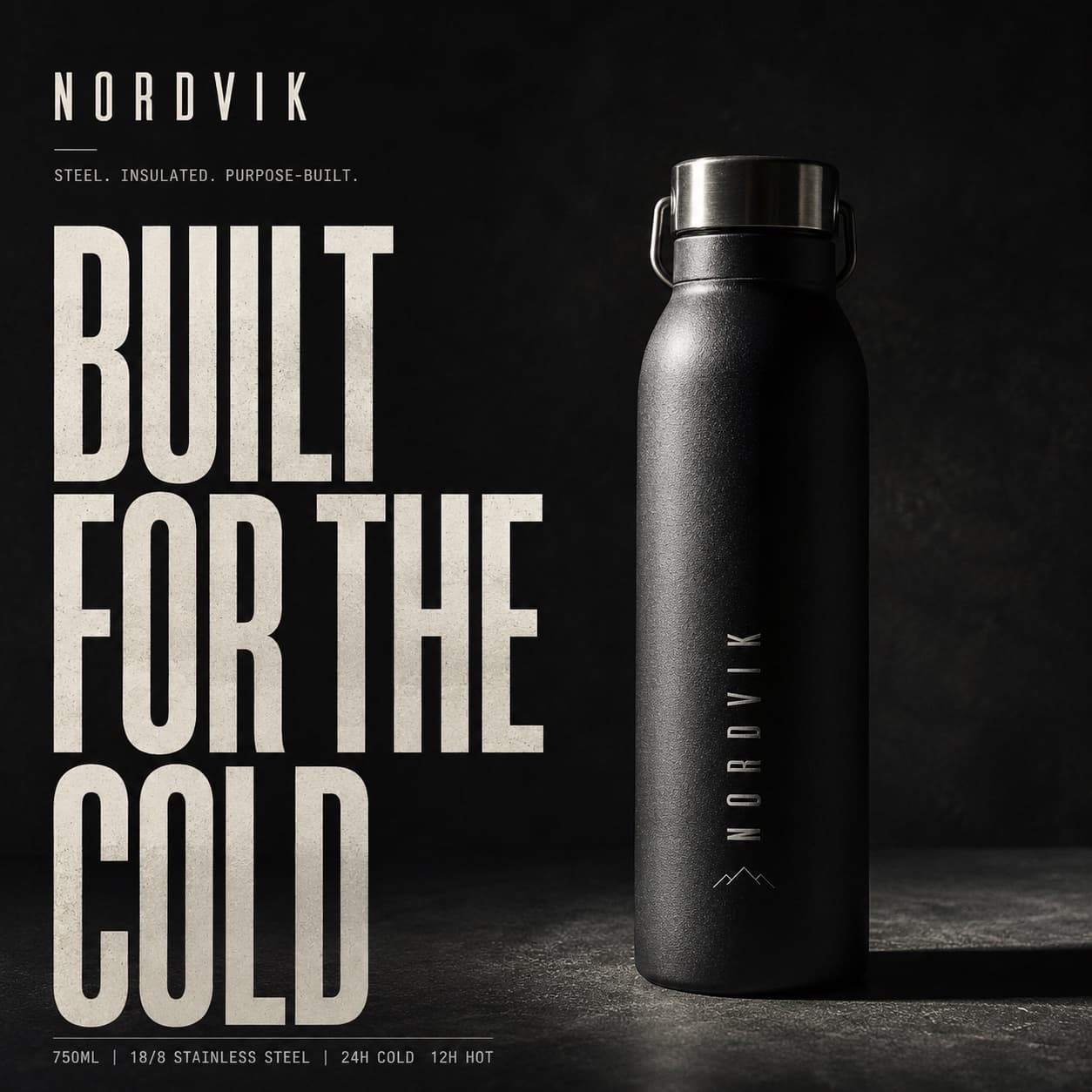 Product launch campaign design for an insulated steel bottle brand